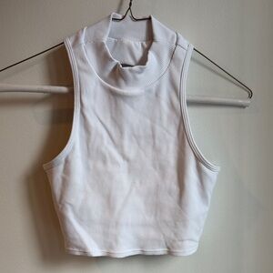 Alo Yoga Sleeveless Mock Neck Open Back tank